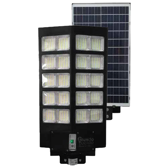 LUMINARIA URBANA SOLAR DOBLE TODO EN UNO 300WATTS LS300AIOB