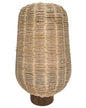 LÁMPARA DE MESA DE MIMBRE NATURAL